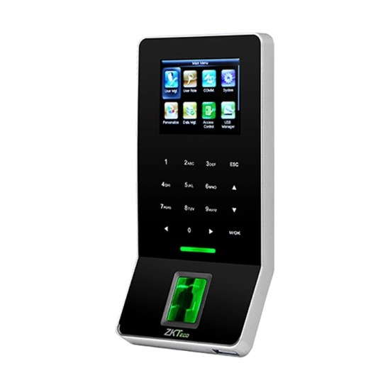 ZKTeco F22 Fingerprint Time Attendance and Access Control Terminal with Wi-Fi without Adapter