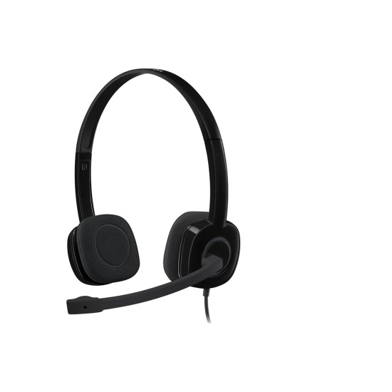 Logitech H151 Single Port Headphone Black
