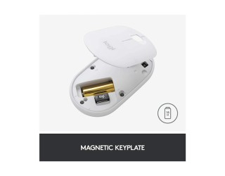 Logitech M350 Dual Mode Pebble Wireless Mouse (Off-White) – 910-005600