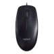 Logitech M90 USB Wired Optical Mouse (Black)