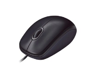 Logitech M90 USB Wired Optical Mouse (Black)