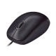 Logitech M90 USB Wired Optical Mouse (Black)