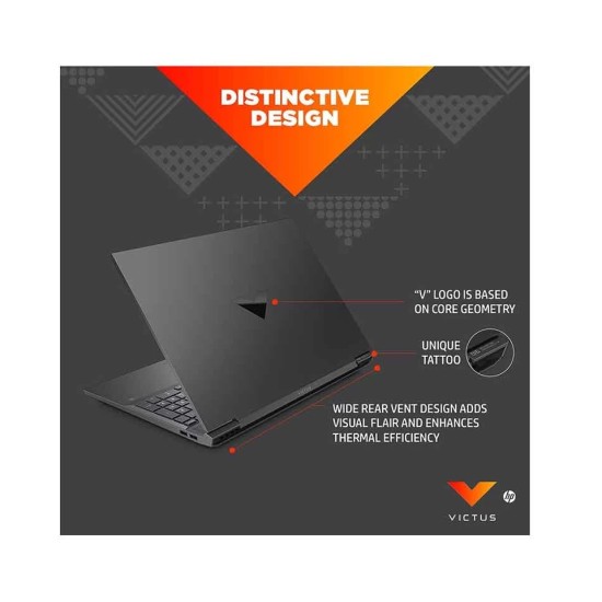 HP Victus 15-fa2013dx | Gaming Laptop | Intel Core i5-13420H 13th Gen | 8GB RAM | 512GB SSD | RTX 3050 | 15.6 Inch FHD 144Hz IPS | Windows 11 Home | Mica Silver