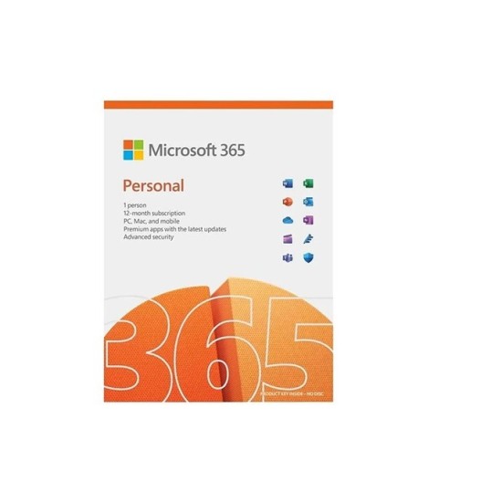 Microsoft 365 Personal English APAC EM Subscription 1 User 1 Year Medialess #EP2-32409