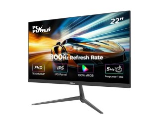 PC Power PCGM-King22 21.45 Inch FHD Display HDMI VGA Black Gaming Monitor