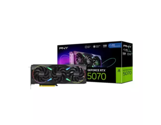 PNY GeForce RTX 5070 ARGB Epic-X OC Triple Fan 12GB GDDR7 Graphics Card #VCG507012TFXXPB1-O