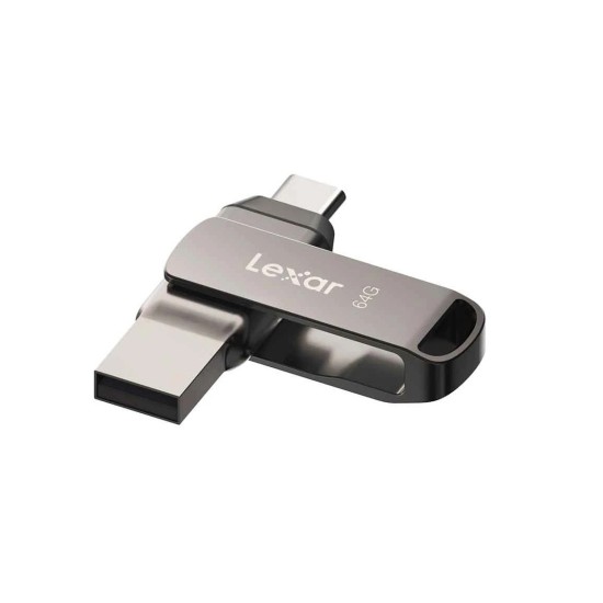 Lexar JumpDrive D400 64GB USB 3.1 OTG Grey Pen Drive