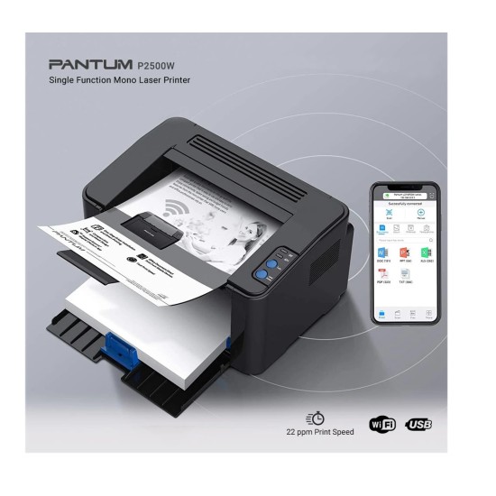 Pantum P2500W Single Function Mono Laser Printer