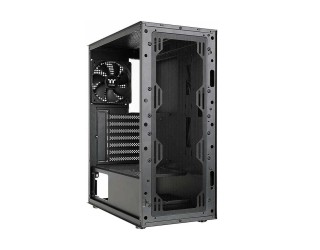 Thermaltake - Versa XM1 Mid Tower Black Gaming Desktop Casing - #CA-1Z6-00M1WN-00