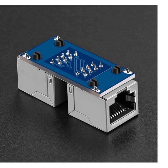 UGREEN - NW114 CAT-7 RJ45 Female to Female Keystone Jack Black Coupler (1 Pcs) #20390 