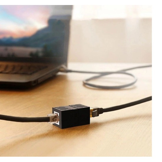 UGREEN - NW114 CAT-7 RJ45 Female to Female Keystone Jack Black Coupler (1 Pcs) #20390 