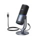 UGREEN - CM769 RGB Wired Grey Cardioid Condenser Desktop Gaming Microphone #35629