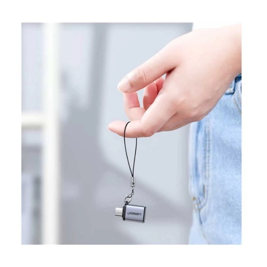 UGREEN  - US270 Type-C Male to USB Female Space Gray Converter #50283