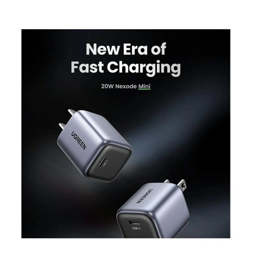 UGREEN X512 - USB-C 20W PD GaN Space Gray Charger - Charging Adapter #55527