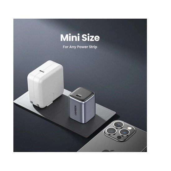 UGREEN X512 - USB-C 20W PD GaN Space Gray Charger - Charging Adapter #55527