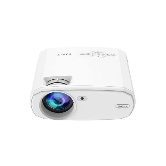Havit - PJ202 Pro 8500 Lumens Full HD White Smart Android Projector