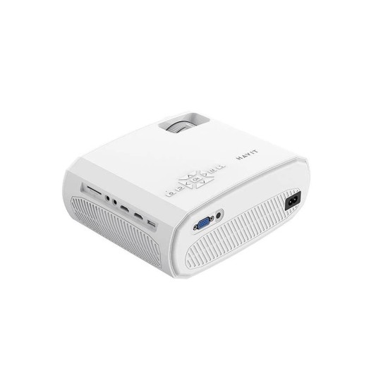 Havit - PJ202 Pro 8500 Lumens Full HD White Smart Android Projector