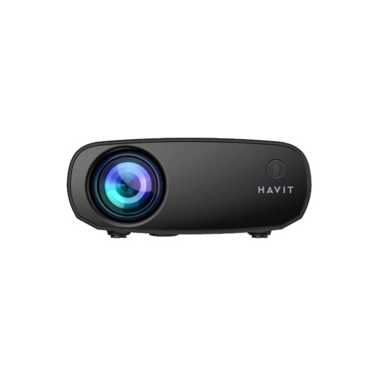 Havit - PJ207 (110 Lumens) 1080p Full HD Black Portable - Projector
